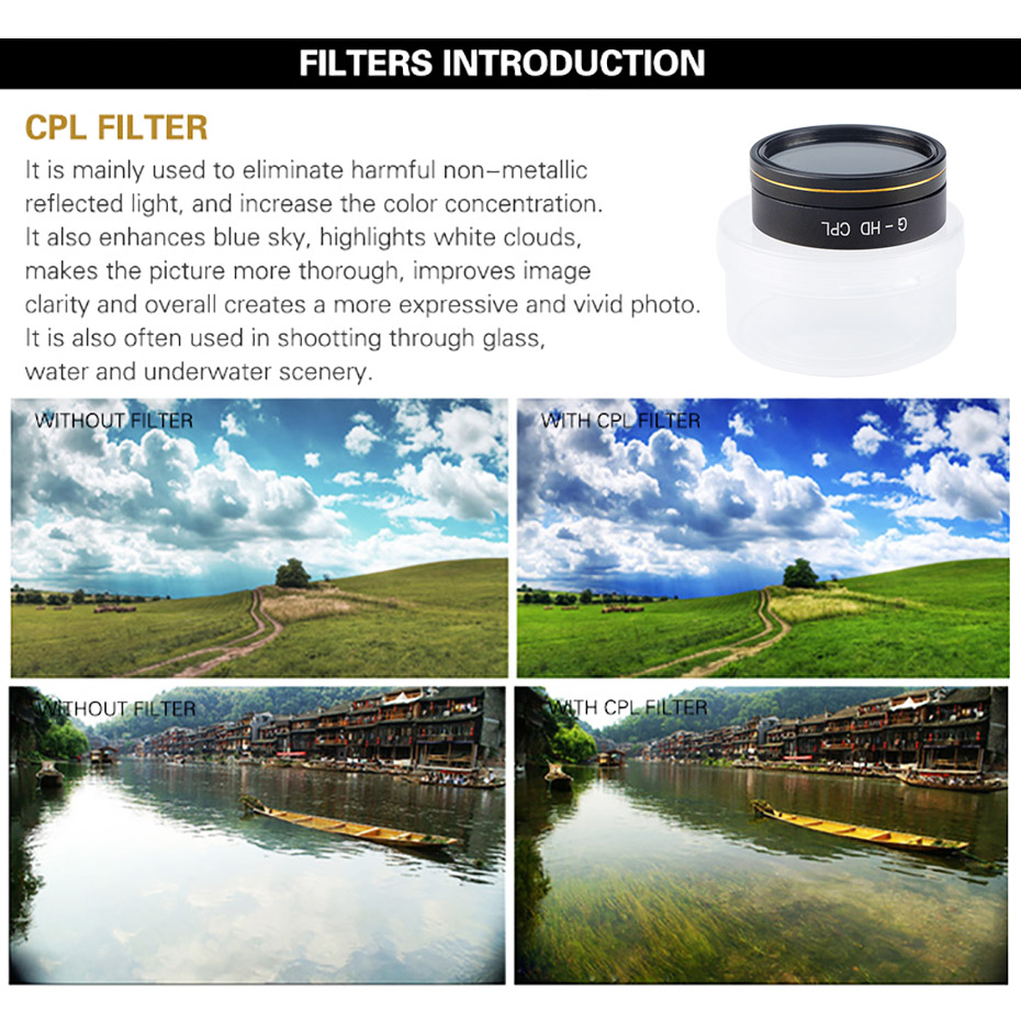 Filtr dronowy do Phantom 4 Pro – Drone Camera Filter recenzja i cena