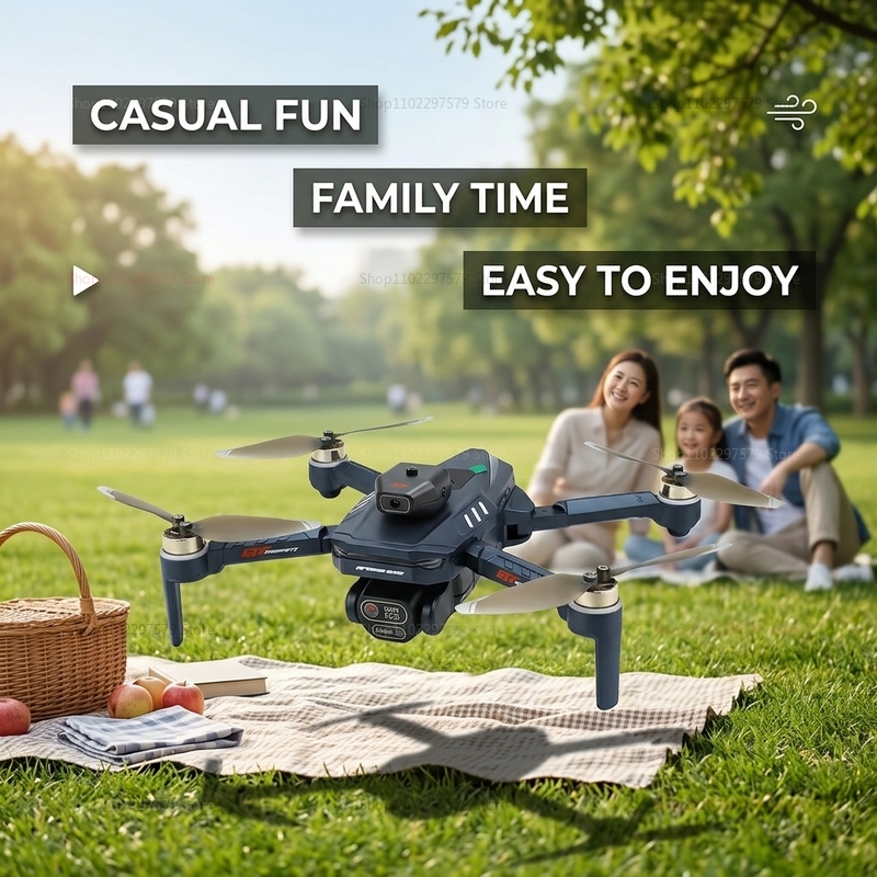 Dron GT8 z funkcją omijania pr – Drone Camera 4K recenzja i cena