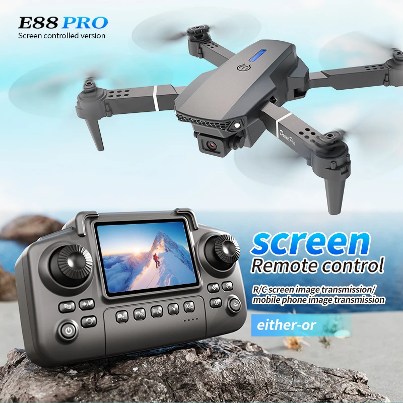Profesjonalny dron E88 PRO z e – Drone Camera Mount recenzja i cena