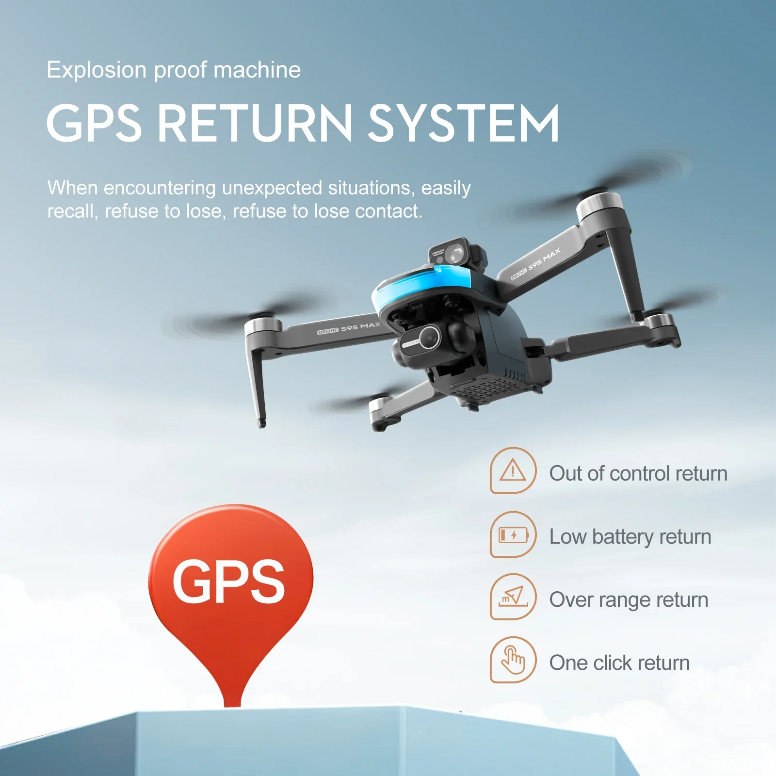 NOWOŚĆ S9S MAX MINI Drone 4K 2 – Drone Camera With Gimbal recenzja i cena