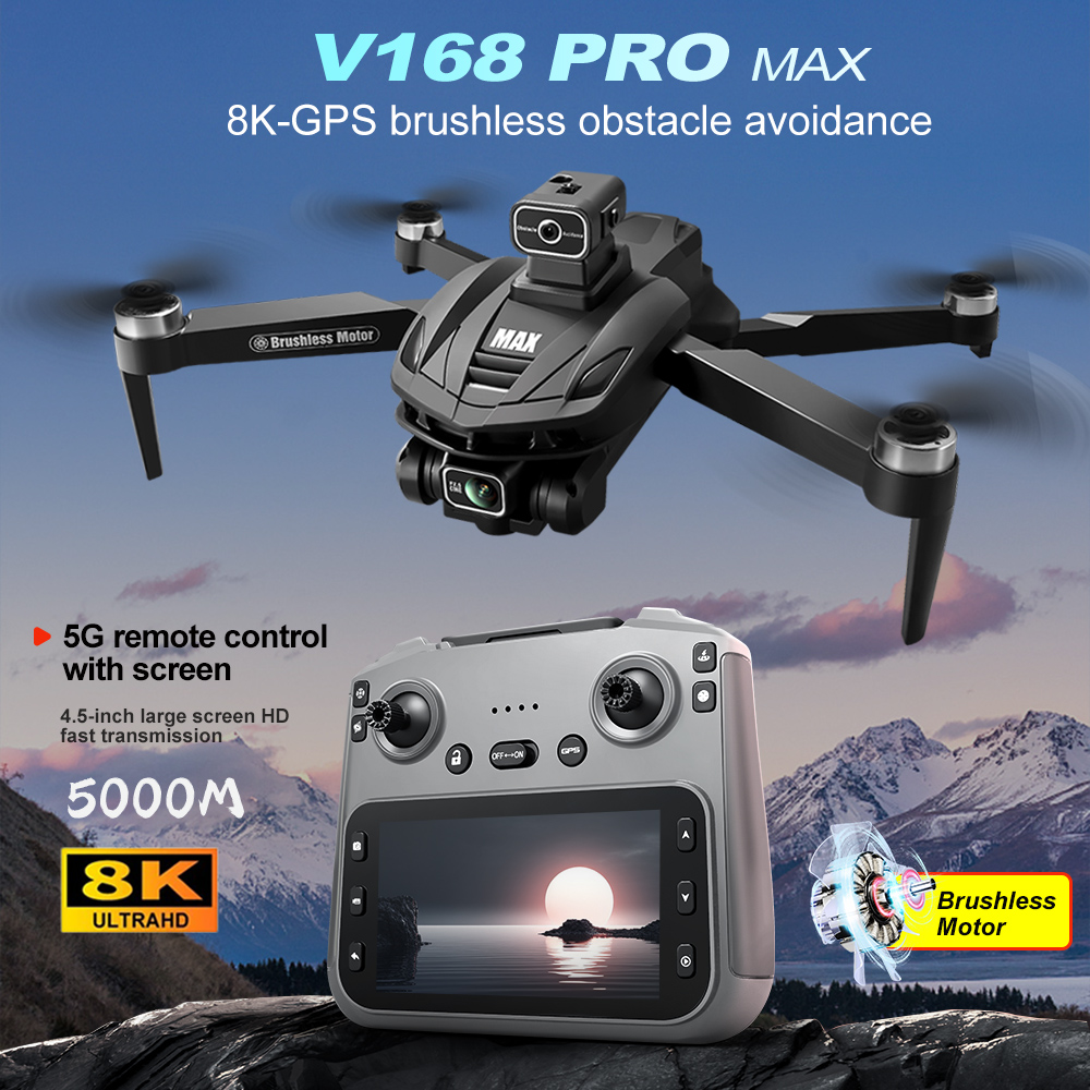 V168 PRO Max GPS Drone 8K Prof – Drone Camera Lens recenzja i cena
