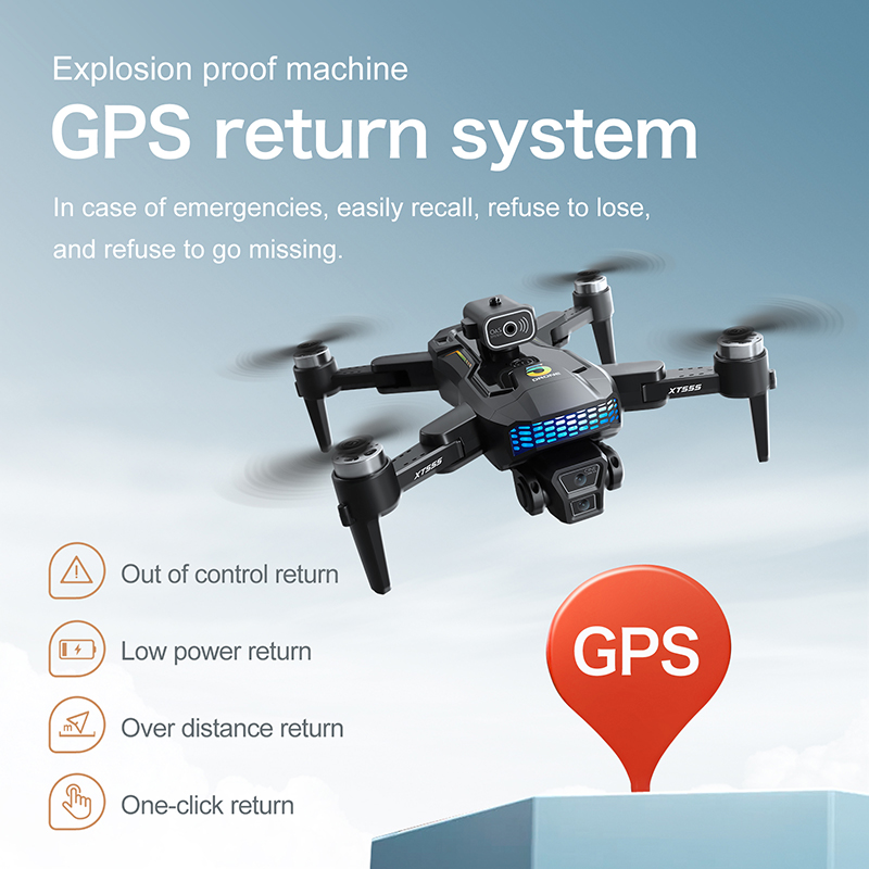Nowy dron RC XT555 GPS z profe – Drone Camera 4K recenzja i cena