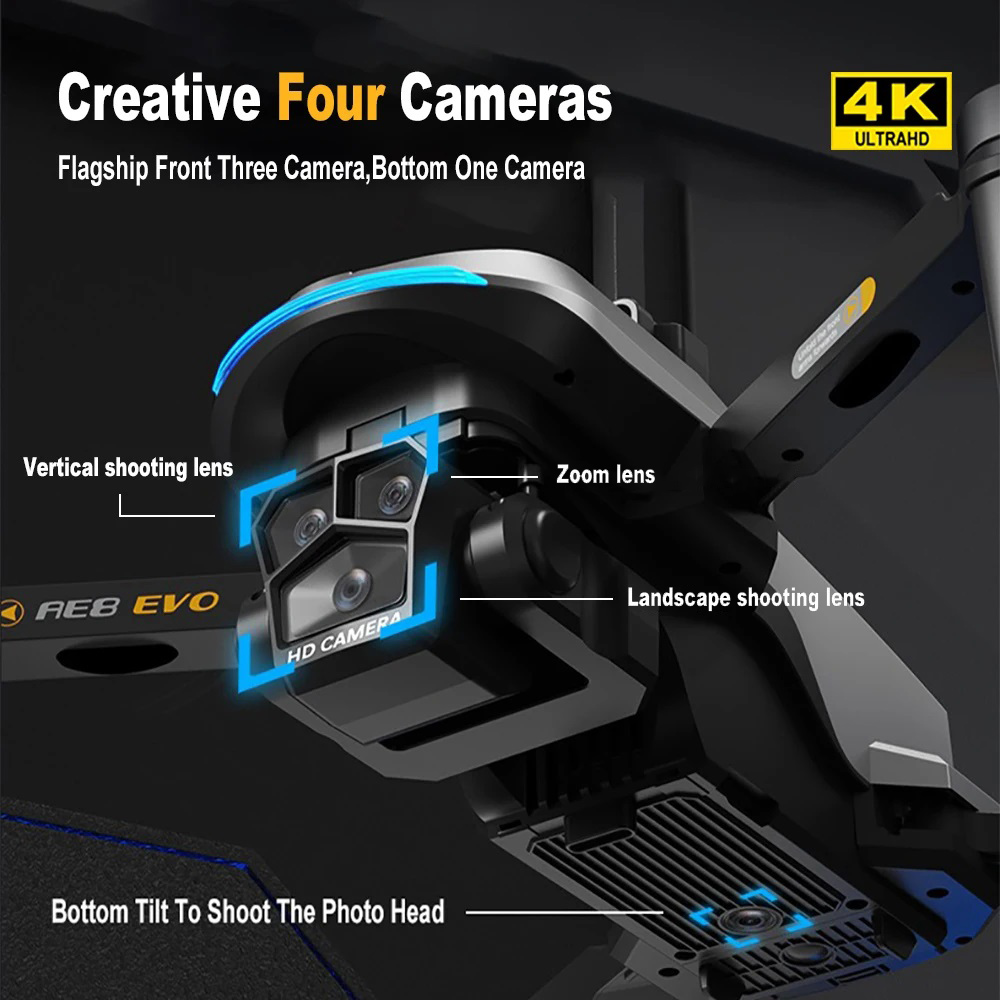 Dron AE8 EVO 4K Profesjonalny  – Drone Camera 4K recenzja i cena