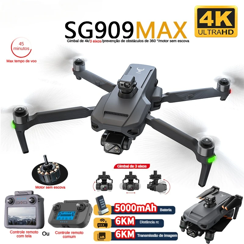 ZLL SG909 SG909MAX Profesjonal – Drone Camera With Gimbal recenzja i cena